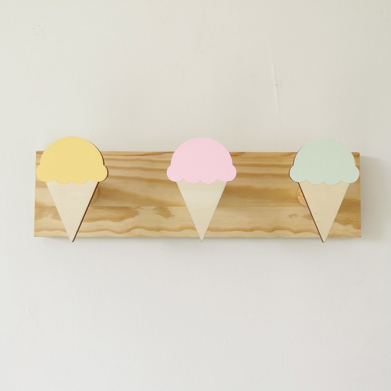 Baby Nursery Hooks - Meisje Decoratieve Haken Houten Muur Jas