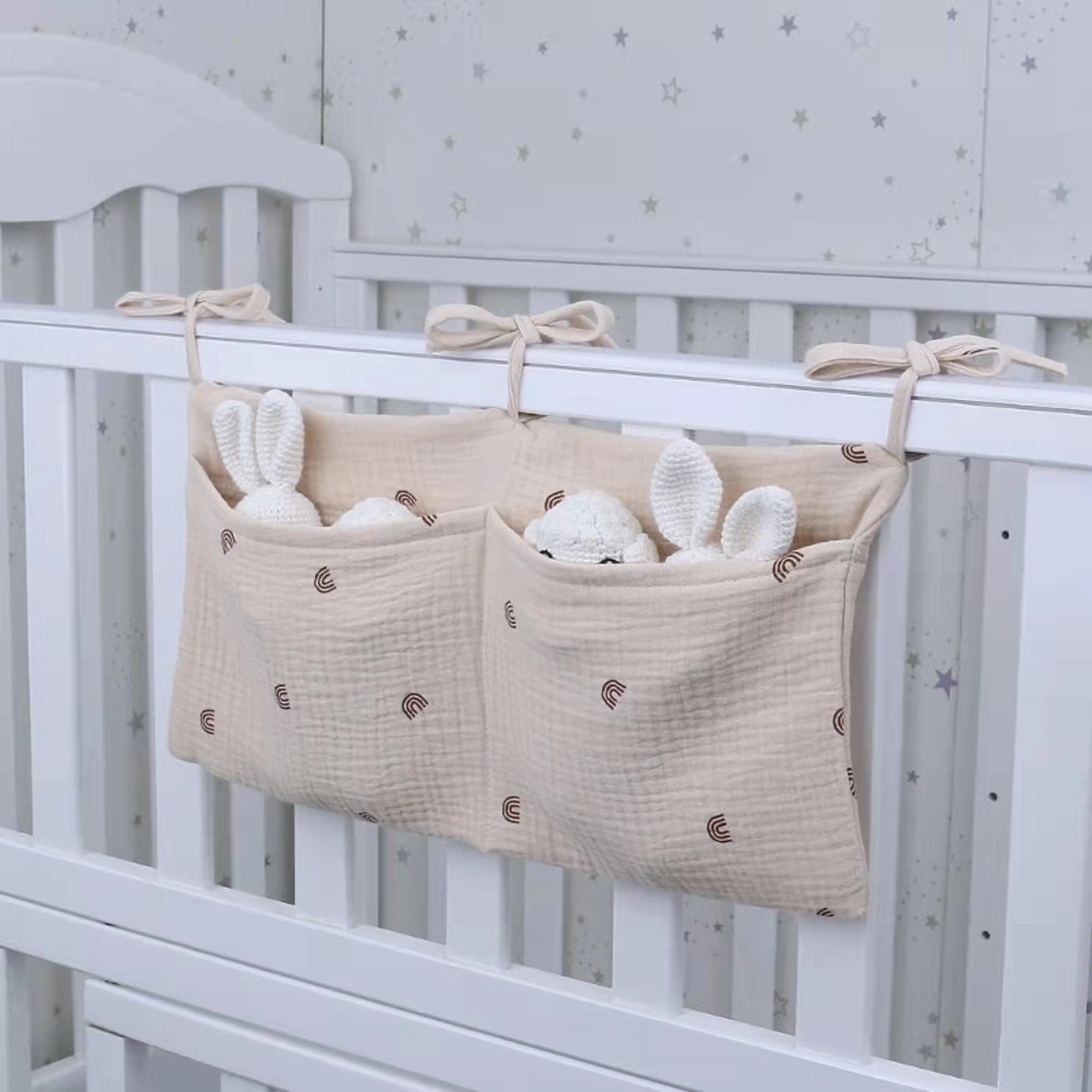Baby Nursery Bed - Draagbare babybedje opbergtas luier organisator multifunctionele