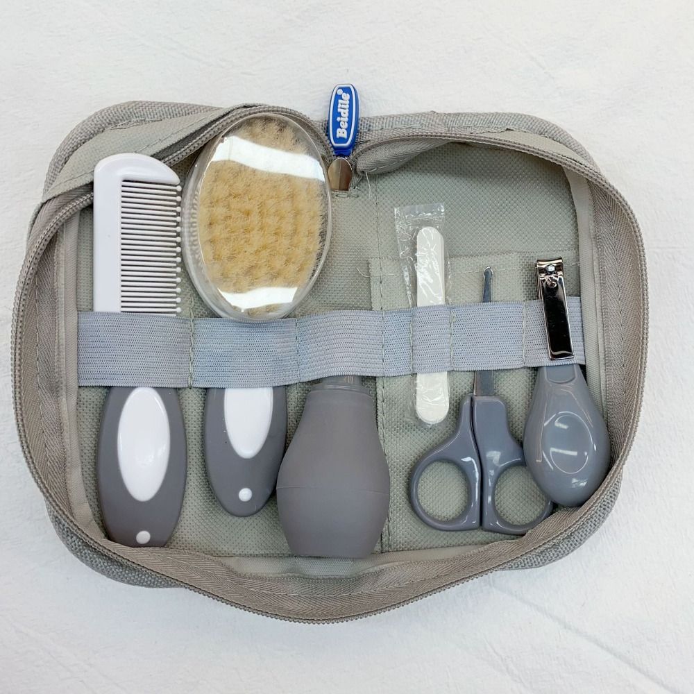 Baby Nursery Kit - Multifunctionele hoofdkam Babyverzorgingsset Borstel Nagelknipper Kwekerijverzorgingsset