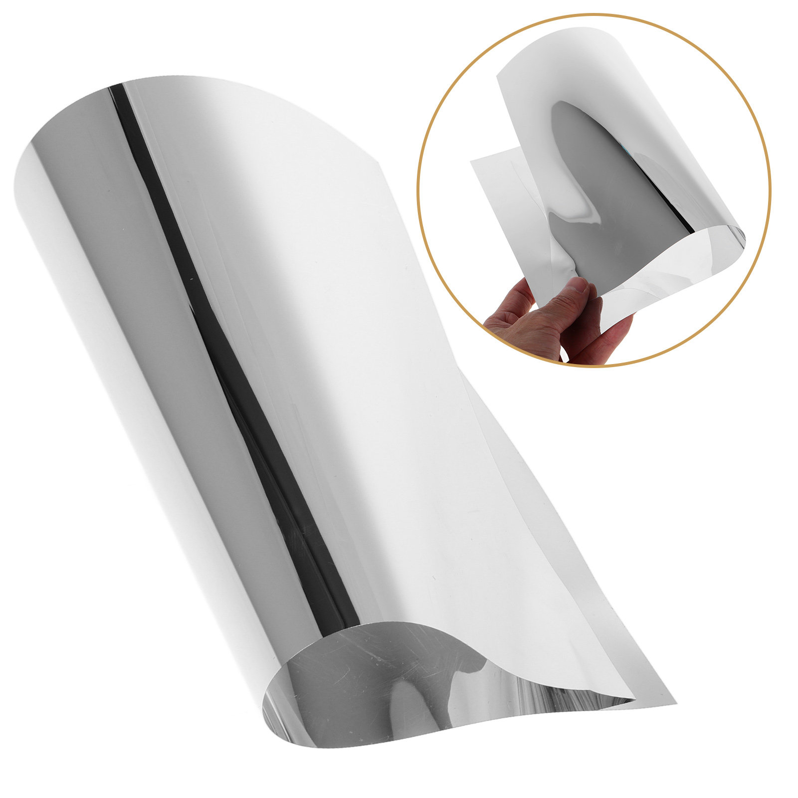 Baby Nursery Diy - Transparante flexibele plastic spiegelfolie met kleeflaag