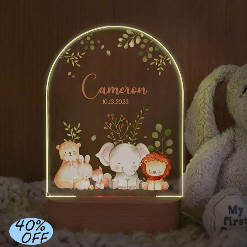 Aangepaste naam baby nachtlamp - Baby Nursery Light recensie en prijs