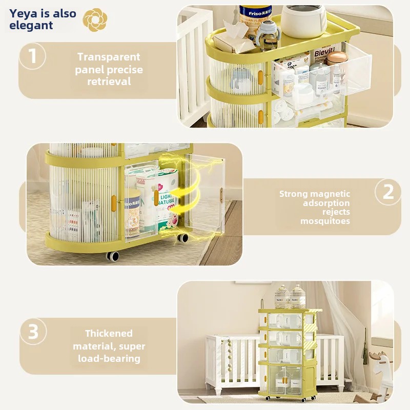 Opvouwbare opbergrek voor baby - Baby Nursery Hooks recensie en prijs