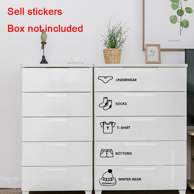 Kinderkamer organizer stickers - Baby Nursery Drawers recensie en prijs