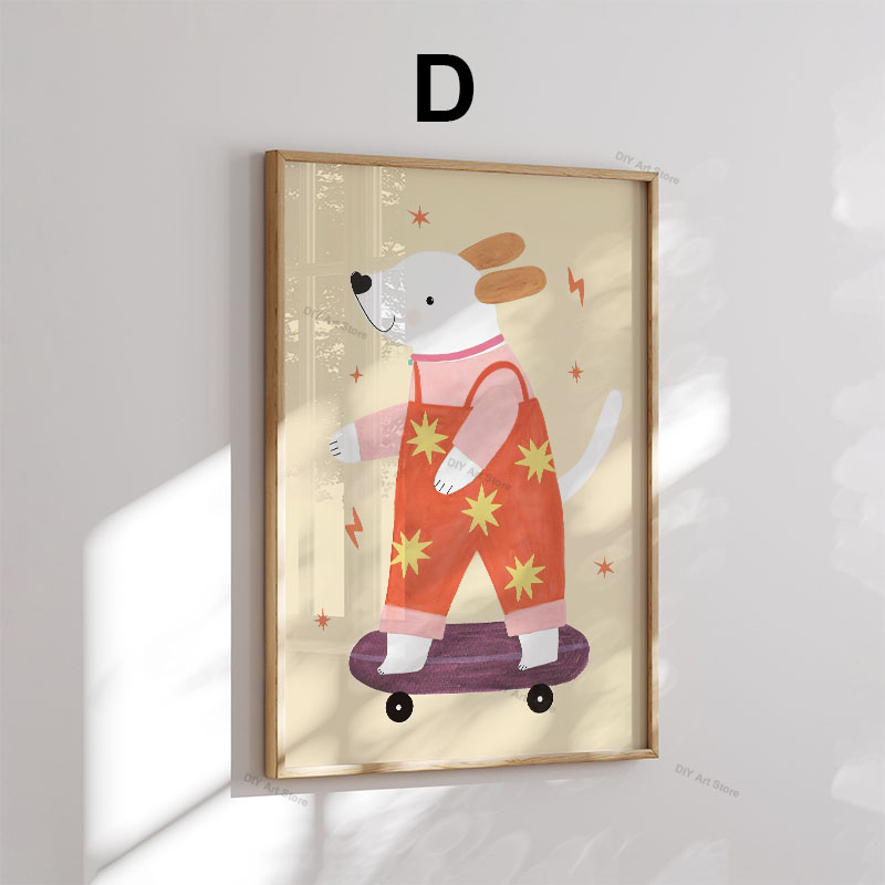 Grappige cartoon dieren kinder - Baby Nursery Animal Pictures recensie en prijs