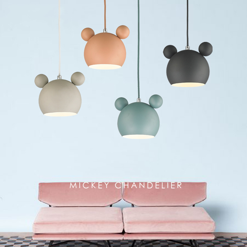 Moderne Mickey Hanglampen Kleu - Baby Nursery Light recensie en prijs