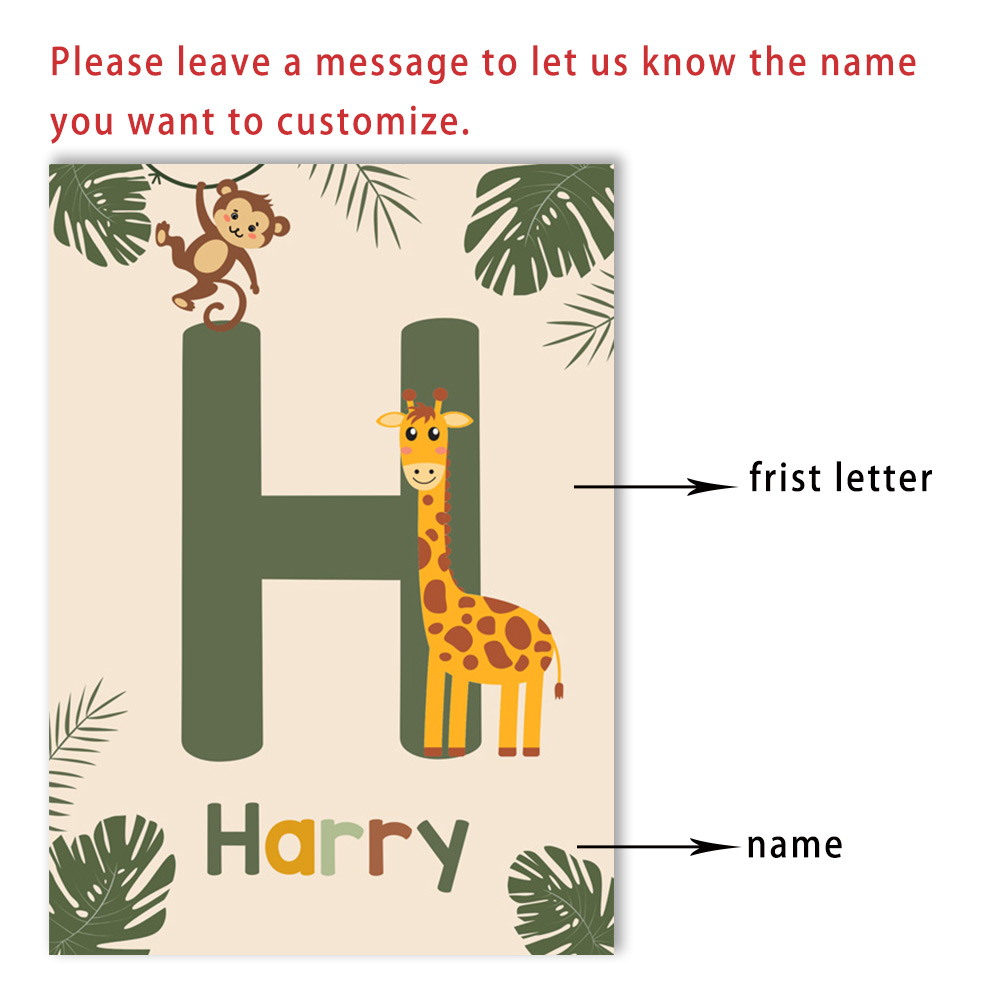 Nordic Jungle Animal Posters A - Baby Nursery Animal Pictures recensie en prijs