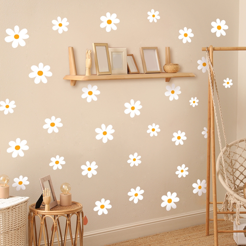 Boho Daisy Bloemen Muursticker - Baby Nursery Diy recensie en prijs