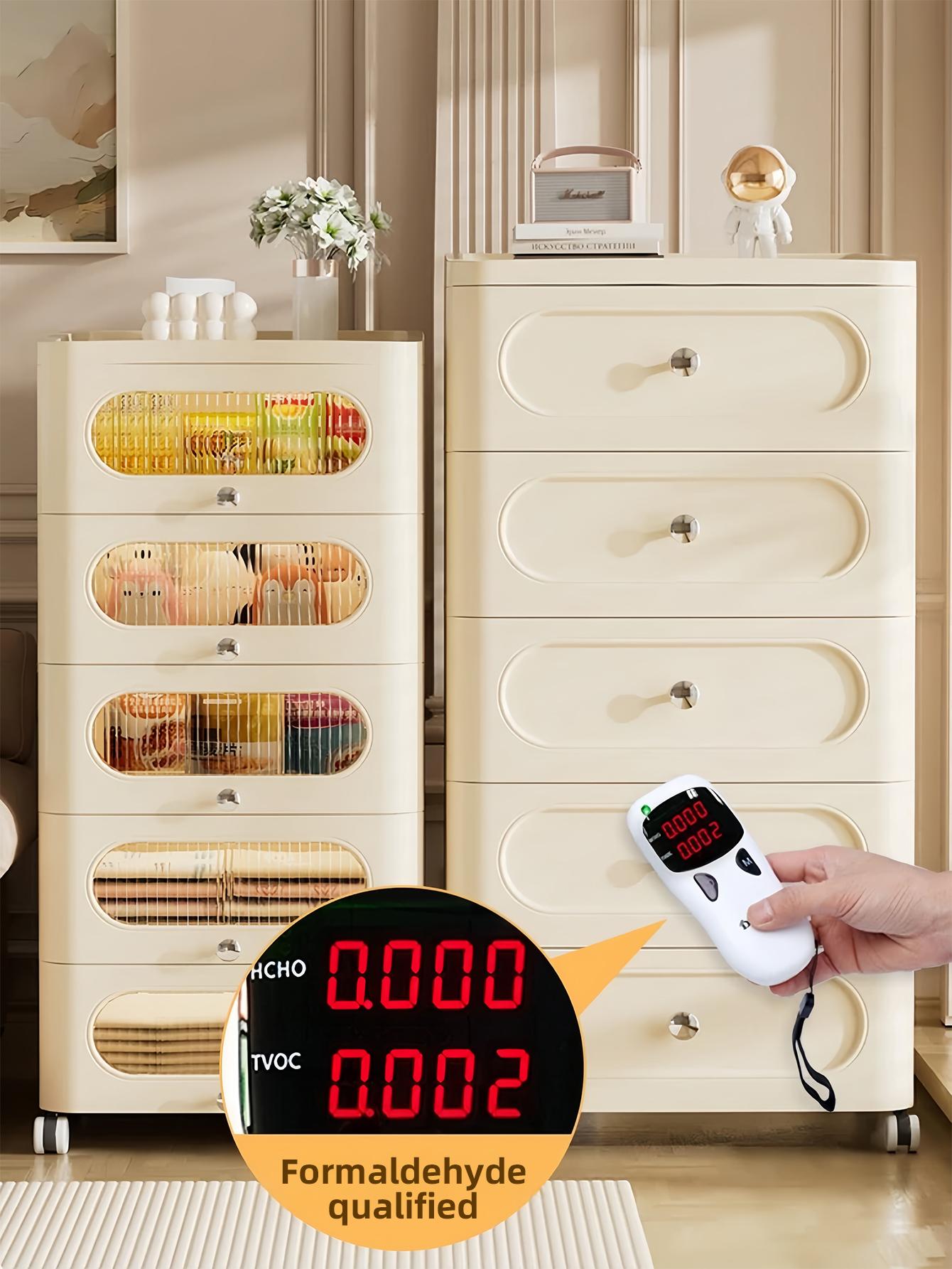 Rechthoekige opbergkast met 4  - Baby Nursery Drawers recensie en prijs