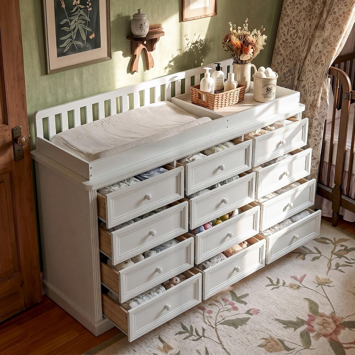 Babyverschoontafel met commode - Baby Nursery Drawers recensie en prijs