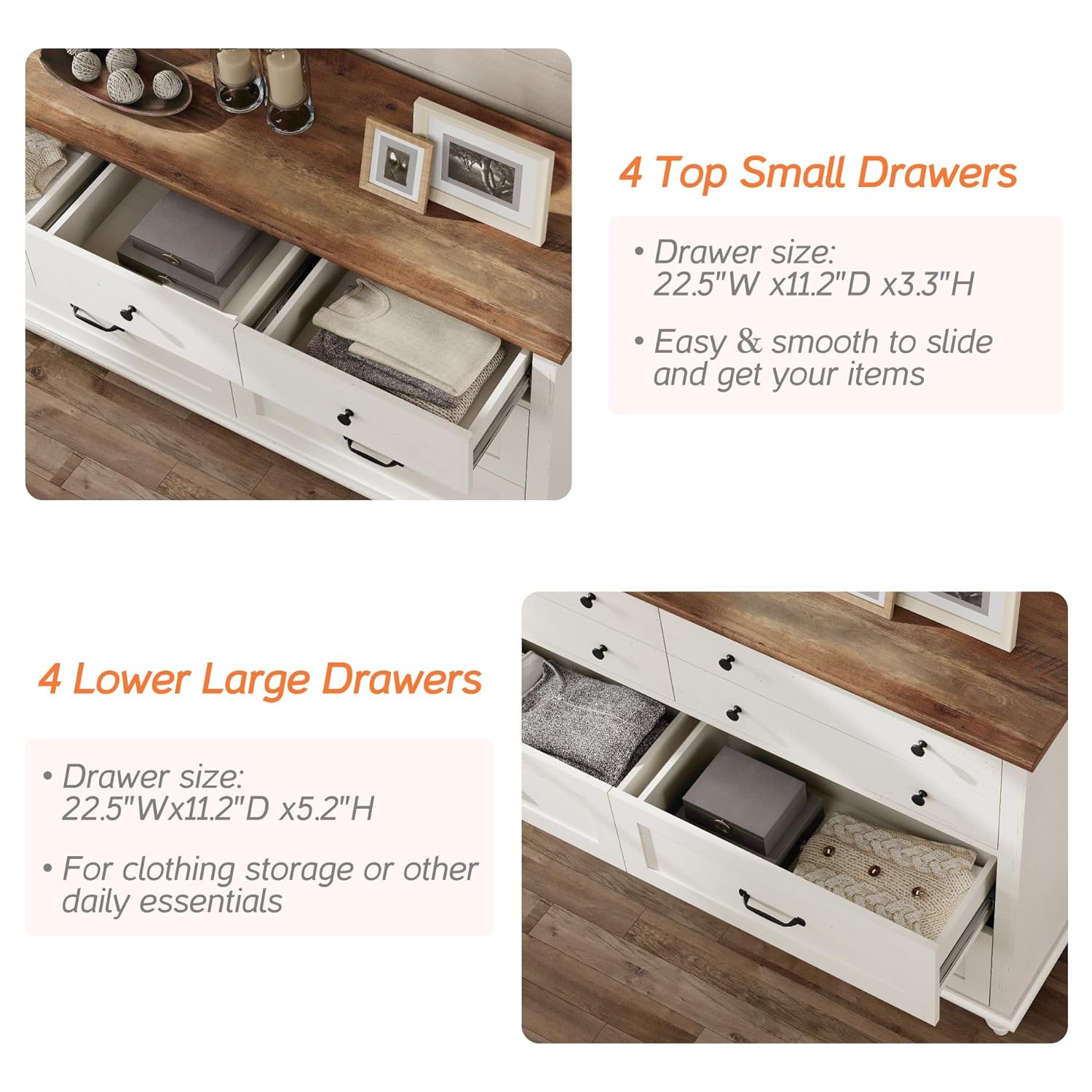 Moderne kindercommode met 7 la - Baby Nursery Drawers recensie en prijs