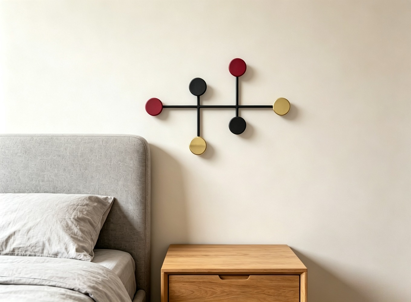 Moderne zwarte metalen wandkap - Baby Nursery Hooks recensie en prijs
