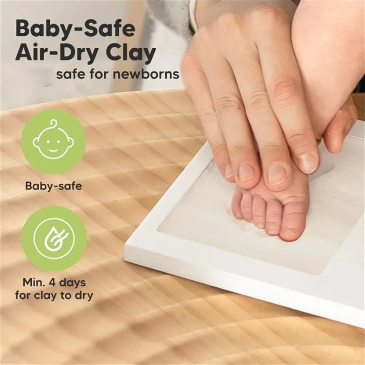 Y69A Baby Handafdruk & Voetafd - Baby Nursery Kit recensie en prijs