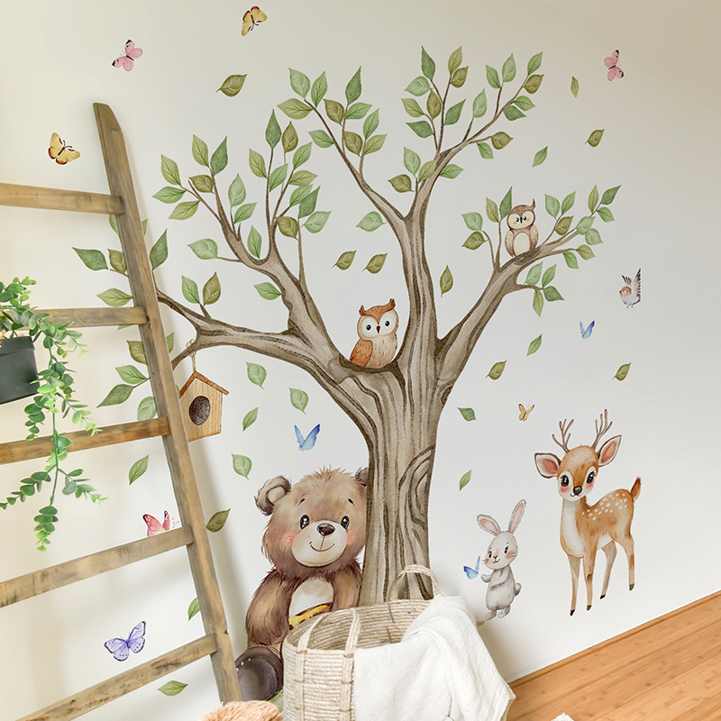Cartoon Jungle Dieren Park Muu - Baby Nursery Diy recensie en prijs