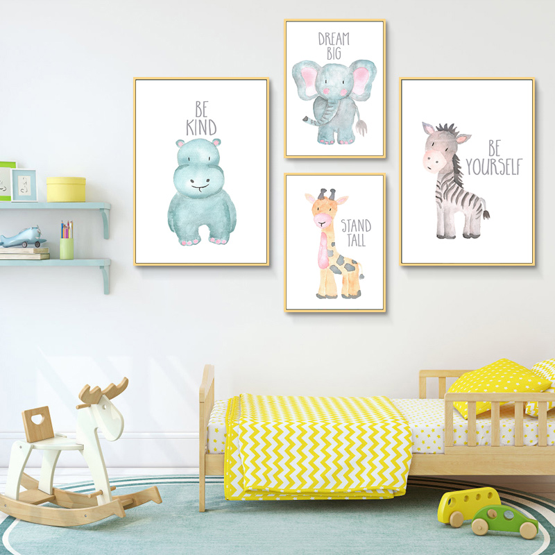 Baby Dier Leeuw Olifant Giraff - Baby Nursery Animal Pictures recensie en prijs