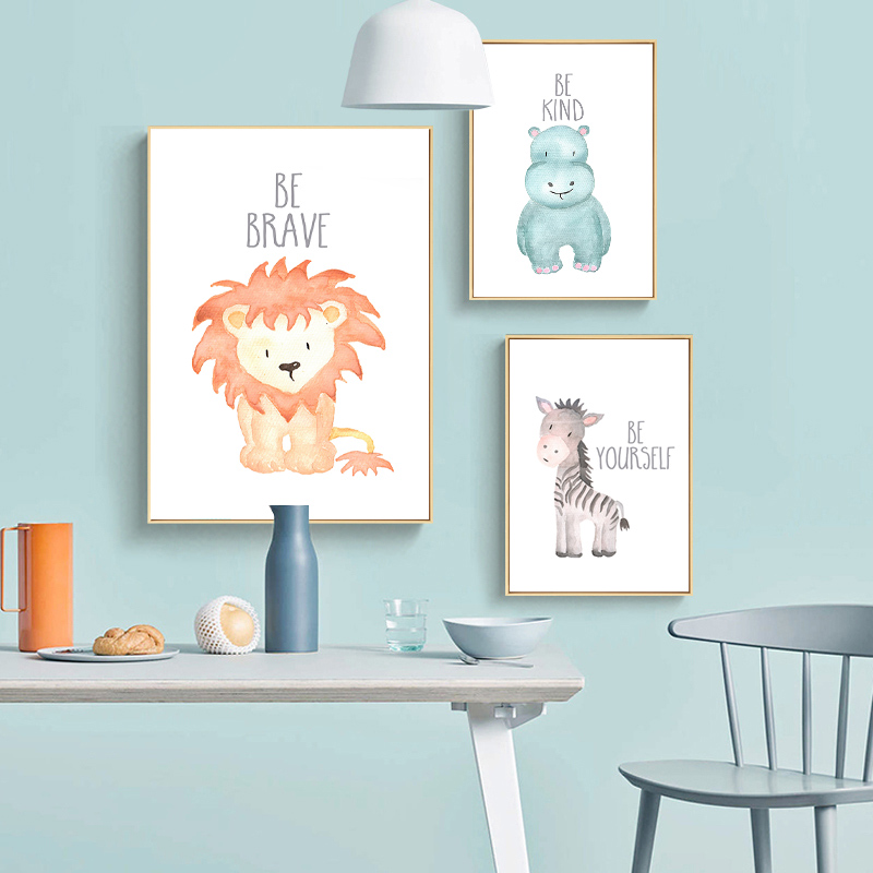 Baby Dier Leeuw Olifant Giraff - Baby Nursery Animal Pictures recensie en prijs