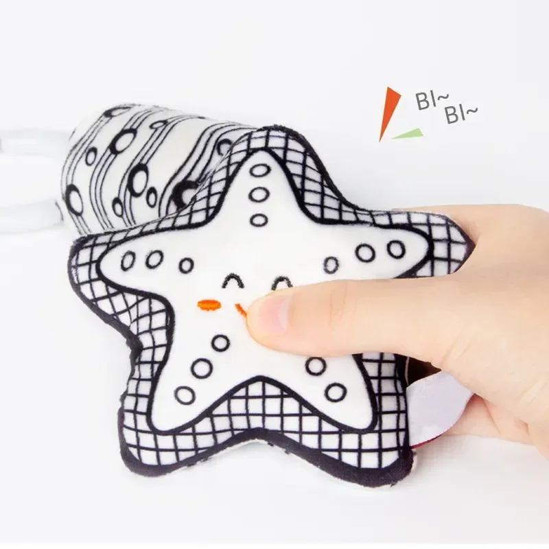Pasgeboren zwart-wit bedbel Ba - Baby Nursery Bed recensie en prijs