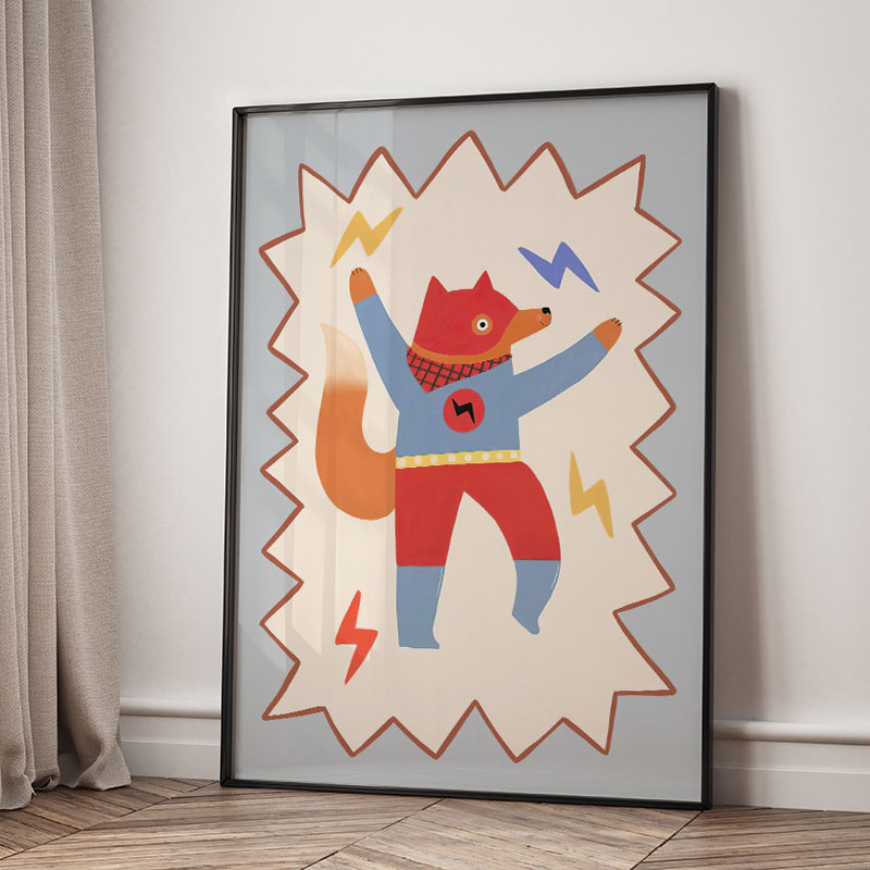 Grappige cartoon super coole k - Baby Nursery Animal Pictures recensie en prijs